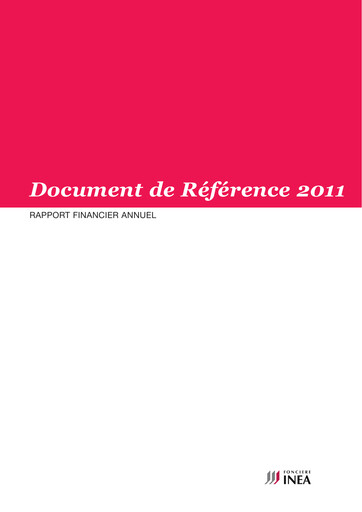 Thumbnail Fonciere Inea Universal Registration Document 2011