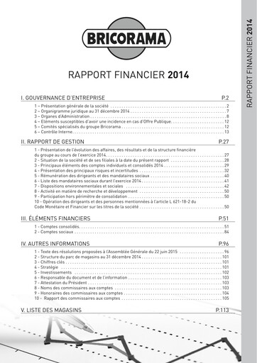 Thumbnail Bourrelier Group Financial Report 2014