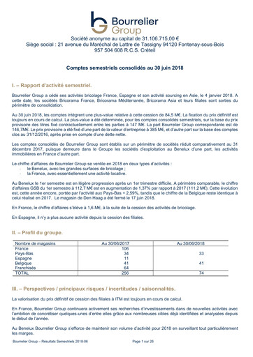Thumbnail Bourrelier Group Half-year Report 2018-h1