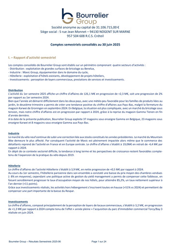 Thumbnail Bourrelier Group Half-year Report 2025-h1