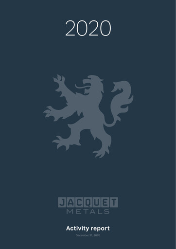 Thumbnail Jacquet Metals Annual Report 2020