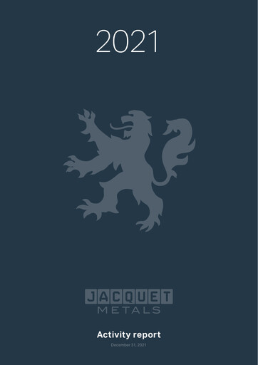 Thumbnail Jacquet Metals Annual Report 2021