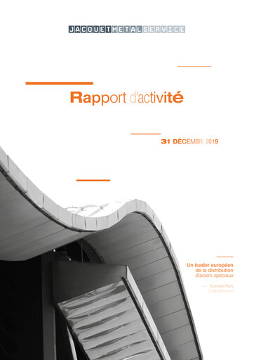 Thumbnail Jacquet Metals Annual Report 2019