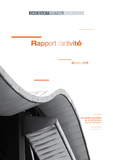 Thumbnail Jacquet Metals Half-year Report 2019