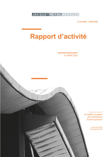 Thumbnail Jacquet Metals Quarterly Report 2020-q1