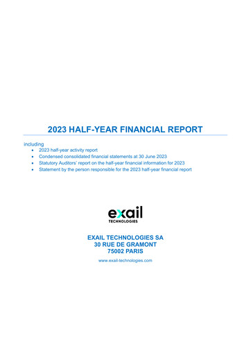 Thumbnail Exail Technologies Half-year Report 2023-h1