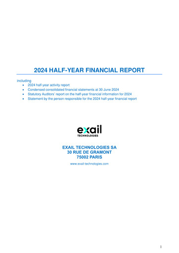 Thumbnail Exail Technologies Half-year Report 2024-h1