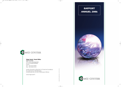 Thumbnail Akwel SA Annual Report 2006