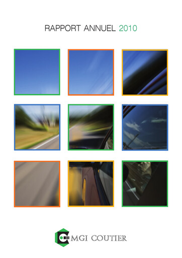 Thumbnail Akwel SA Annual Report 2010