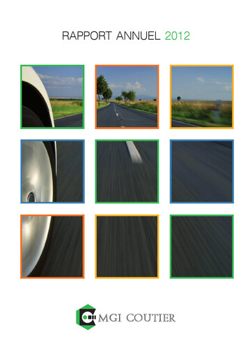 Thumbnail Akwel SA Annual Report 2012