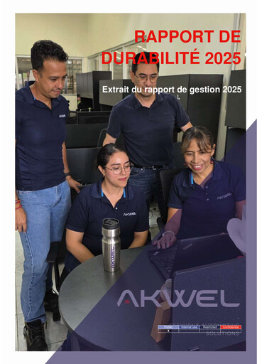 Miniature Akwel SA Rapport de durabilité 2025