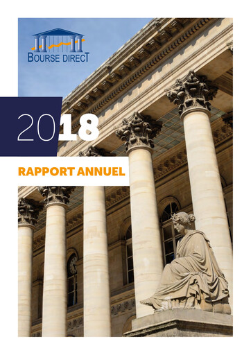 Thumbnail Bourse Direct Annual Report 2018