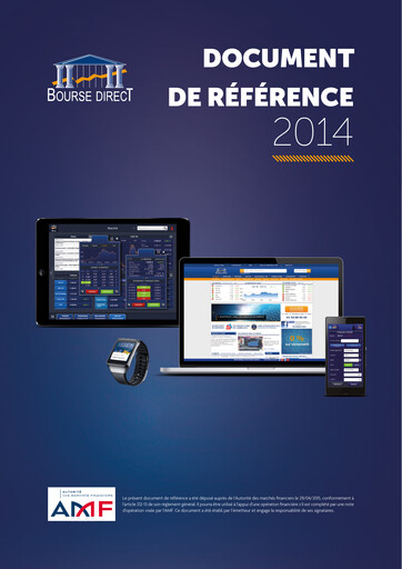 Thumbnail Bourse Direct Financial Report 2014
