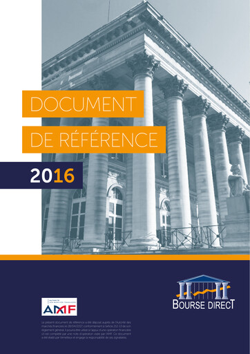 Thumbnail Bourse Direct Financial Report 2016