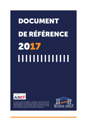 Thumbnail Bourse Direct Financial Report 2017