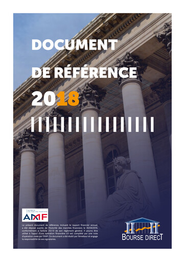 Thumbnail Bourse Direct Financial Report 2018