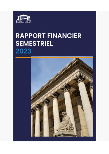 Thumbnail Bourse Direct Half-year Report 2023-h1