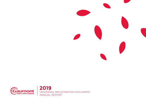 Thumbnail Gaumont SA Universal Registration Document 2019