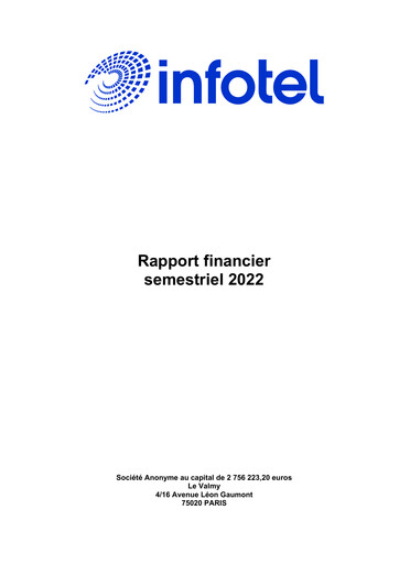 Vorschaubild Infotel SA Halbjahresbericht 2022-h1