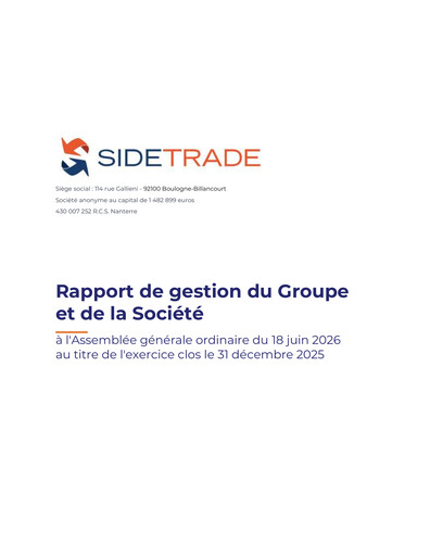 Thumbnail Sidetrade Financial Report 2025