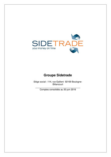 Thumbnail Sidetrade Half-year Report 2016