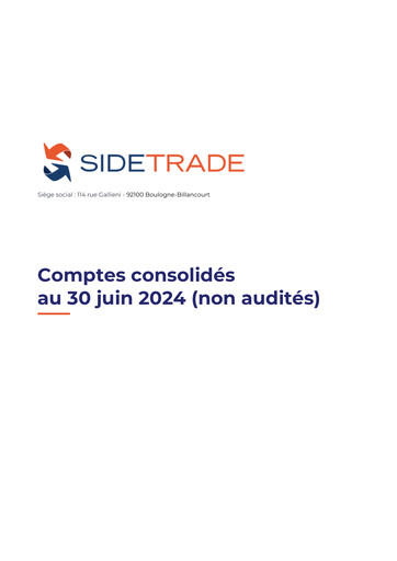 Thumbnail Sidetrade Half-year Report 2024