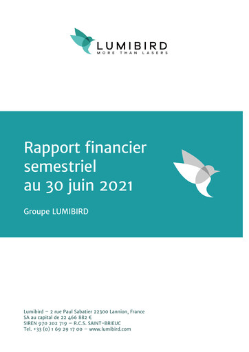 Thumbnail Lumibird Half-year Report 2021-h1