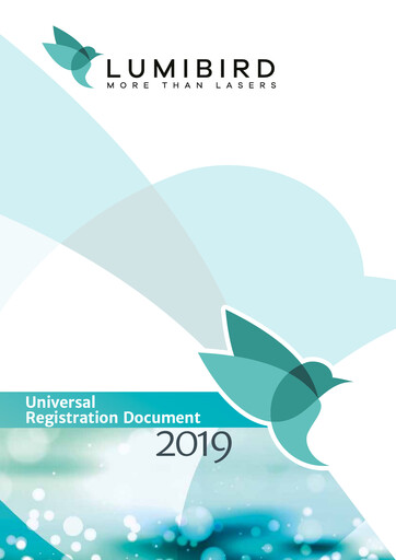 Thumbnail Lumibird Universal Registration Document 2019