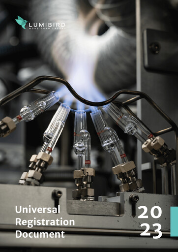Thumbnail Lumibird Universal Registration Document 2023