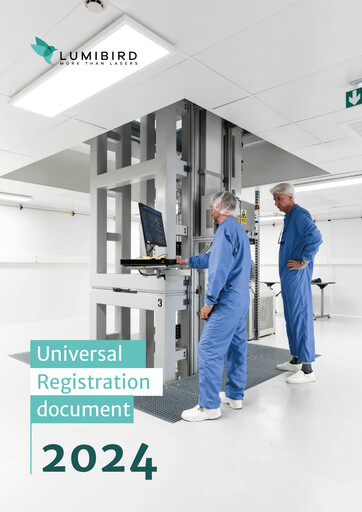 Thumbnail Lumibird Universal Registration Document 2024