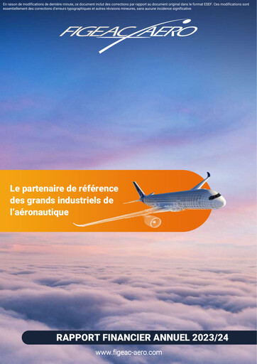 Thumbnail Figeac Aero Financial Report 2024