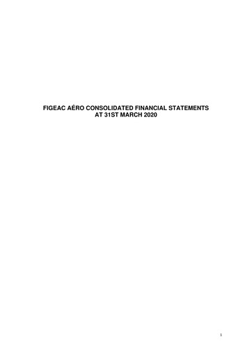 Thumbnail Figeac Aero Financial Statement 2020