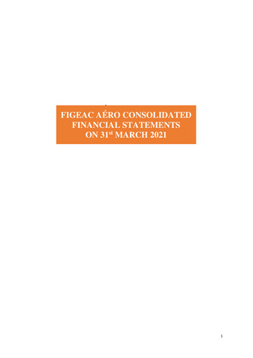 Thumbnail Figeac Aero Financial Statement 2021