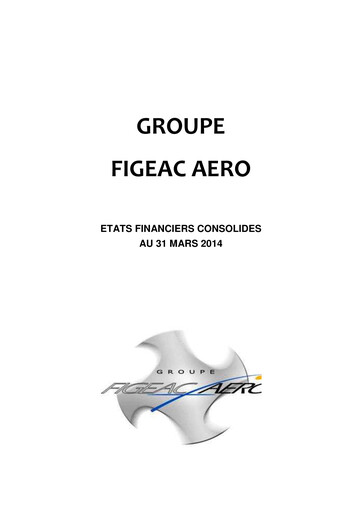 Thumbnail Figeac Aero Financial Statement 2014