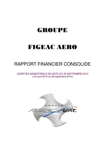 Thumbnail Figeac Aero Half-year Report 2014-h1