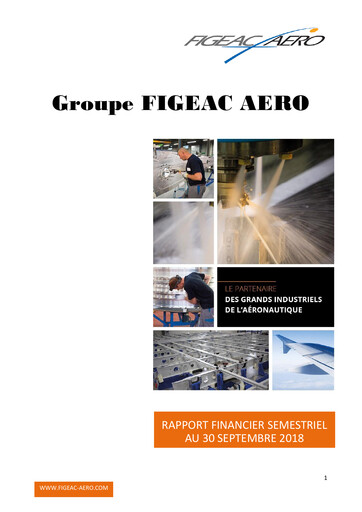 Thumbnail Figeac Aero Half-year Report 2018-h1