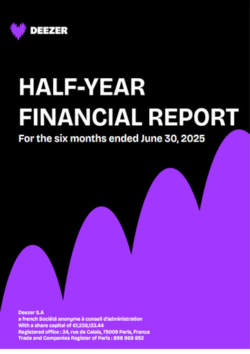 Thumbnail Deezer Financial Report 2025-h1