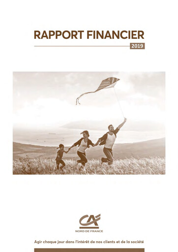 Miniature Caisse Régionale de Crédit Agricole Mutuel Nord de France Rapport annuel 2019