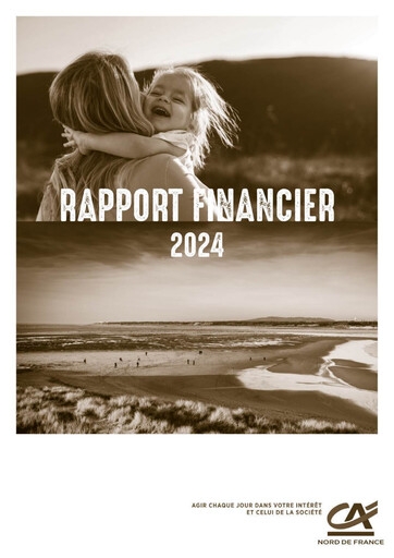 Miniature Caisse Régionale de Crédit Agricole Mutuel Nord de France Rapport annuel 2024