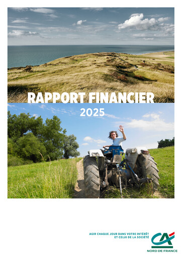 Miniature Caisse Régionale de Crédit Agricole Mutuel Nord de France Rapport annuel 2025