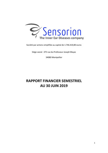 Thumbnail Sensorion Half-year Report 2019-h1