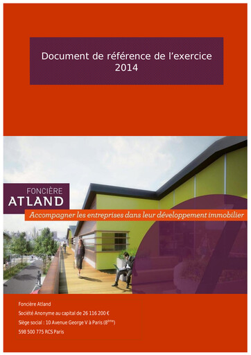 Vorschaubild Atland SAS Universelles Registrierungsdokument 2014