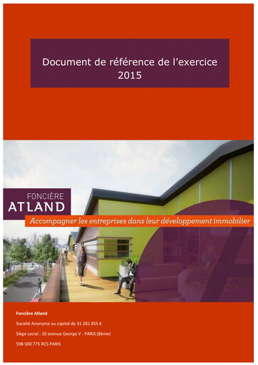 Vorschaubild Atland SAS Universelles Registrierungsdokument 2015