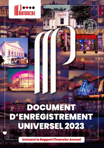 Thumbnail Groupe Partouche Universal Registration Document 2023