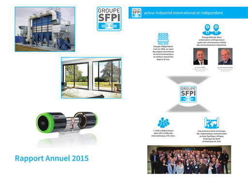 Miniature Groupe SFPI Rapport annuel 2015