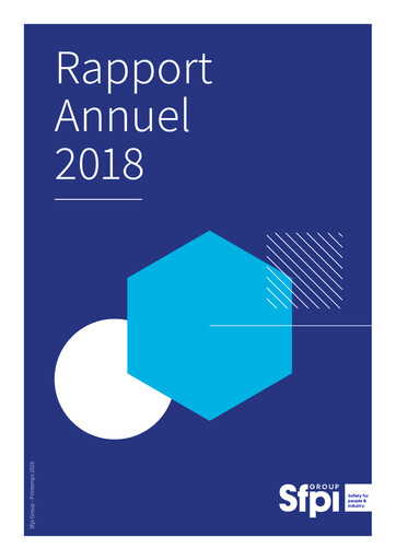 Miniature Groupe SFPI Rapport annuel 2018