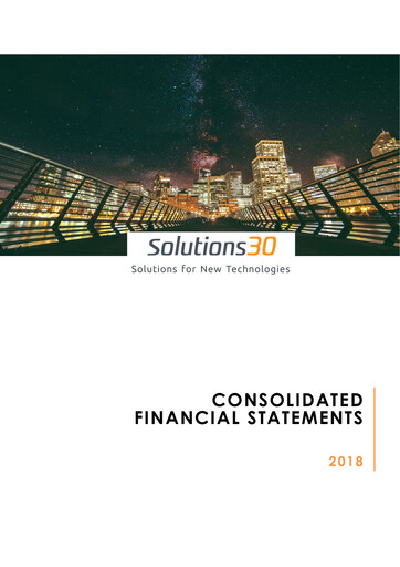 Thumbnail Solutions 30 Financial Statement 2018
