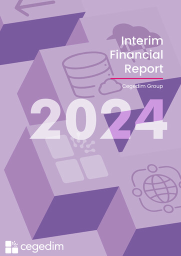 Miniature Cegedim SA Rapport semestriel 2024-h1