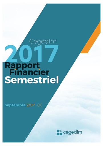 Thumbnail Cegedim SA Half-year Report 2017-h1
