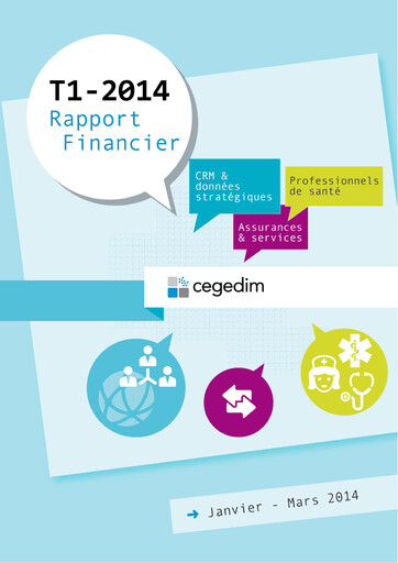 Thumbnail Cegedim SA Quarterly Report 2014-q1